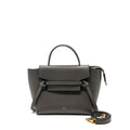 CELINE MICRO BELT BAG CALFSKIN GREY GHW