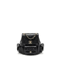 CHANEL 23K TRIPLE POCKET BACKPACK CAVIAR BLACK LGHW (MICROCHIP)