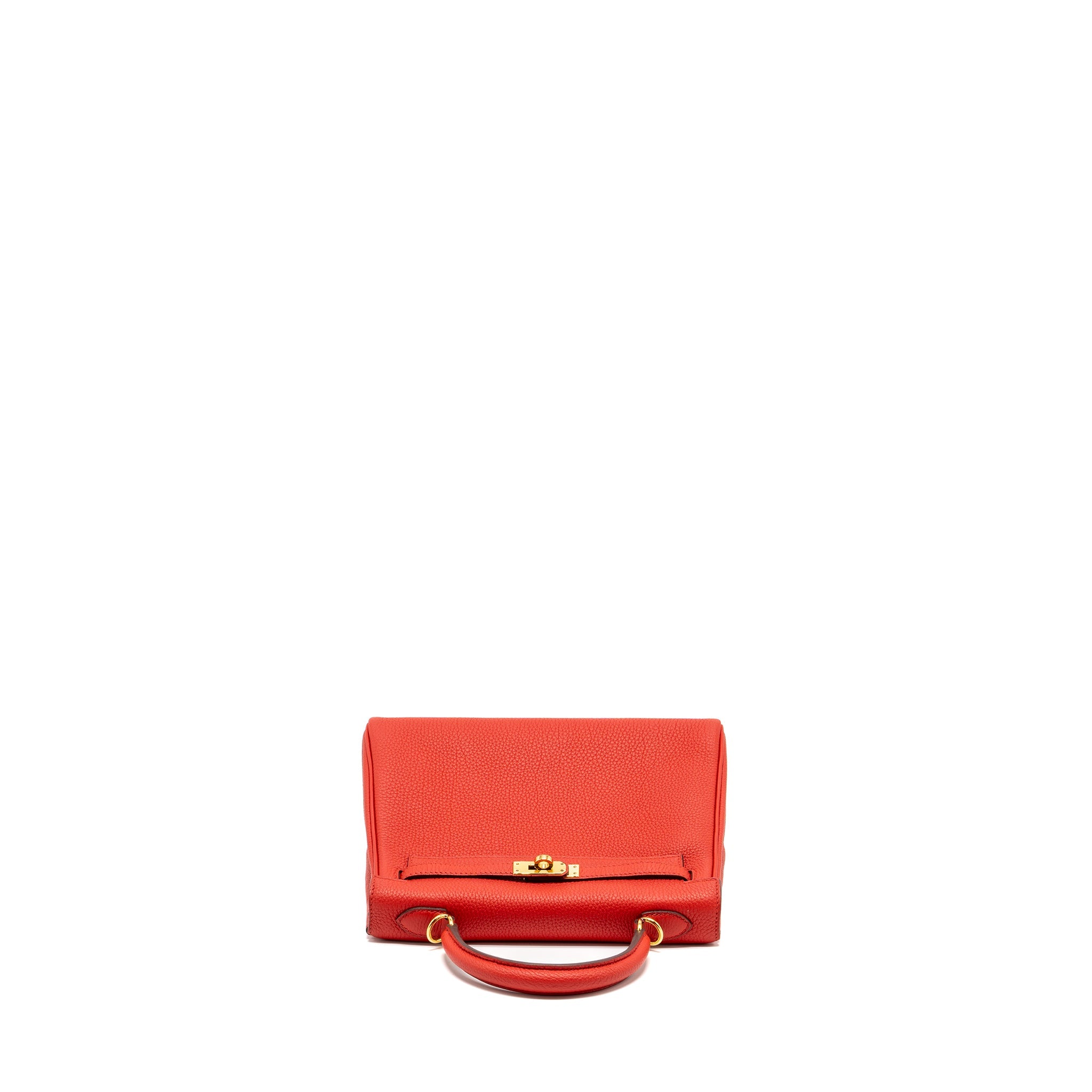 HERMES KELLY 25 TOGO S3 ROUGE DE COEUR GHW