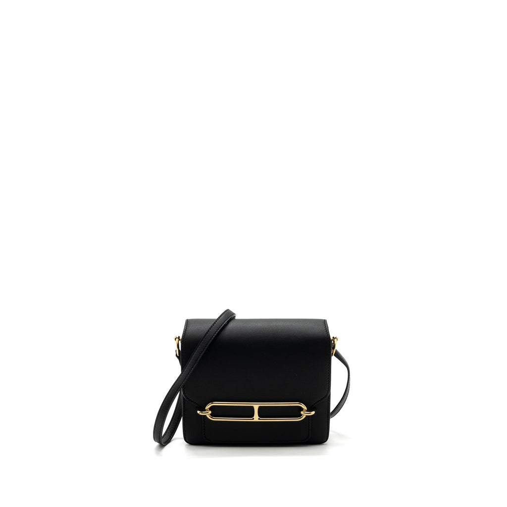 HERMES MINI ROULIS SWIFT BLACK GHW
