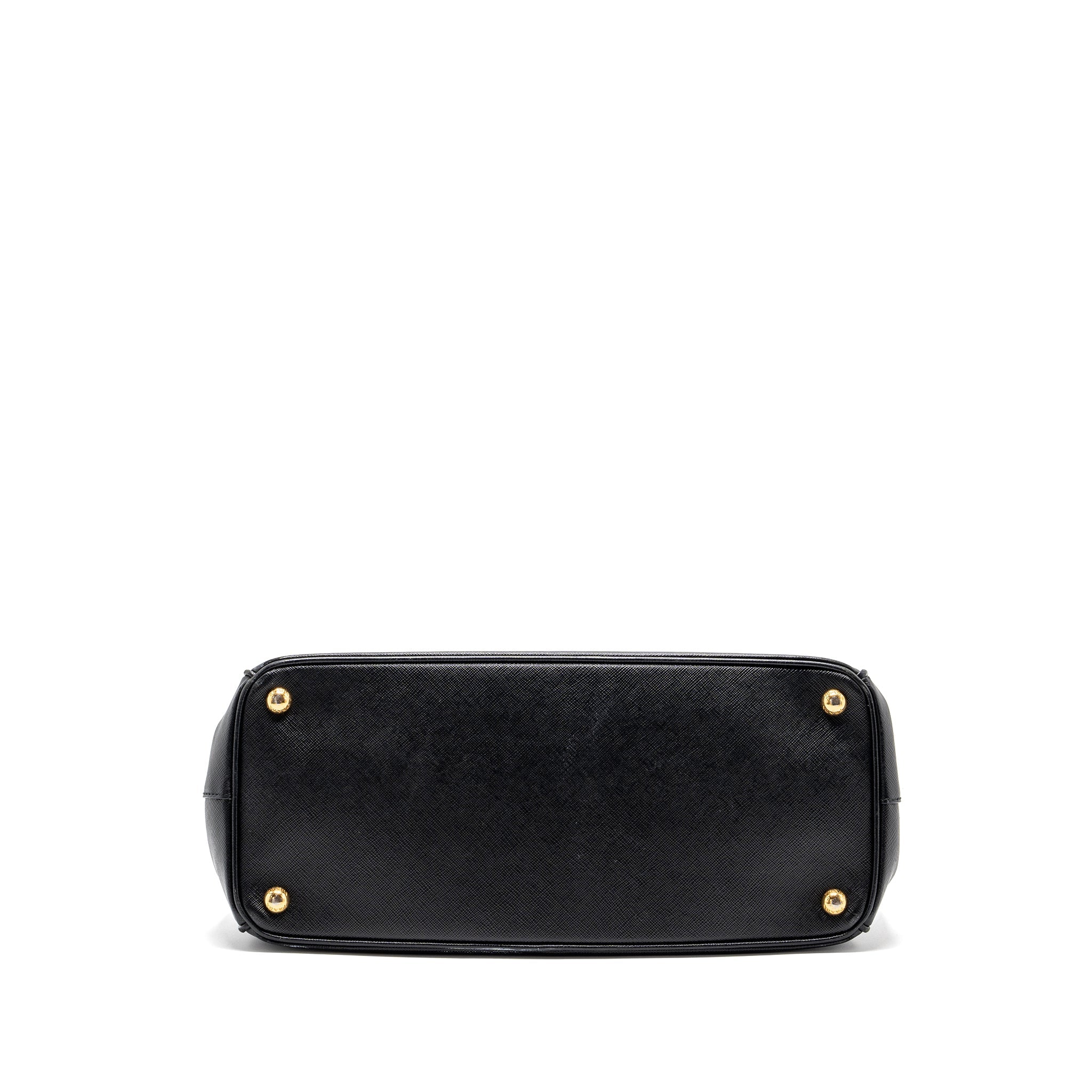 PRADA SAFFIANO TOTE BAG CALFSKIN BLACK GHW