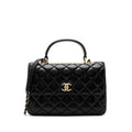 CHANEL MEDIUM TRENDY CC LAMBSKIN BLACK GHW
