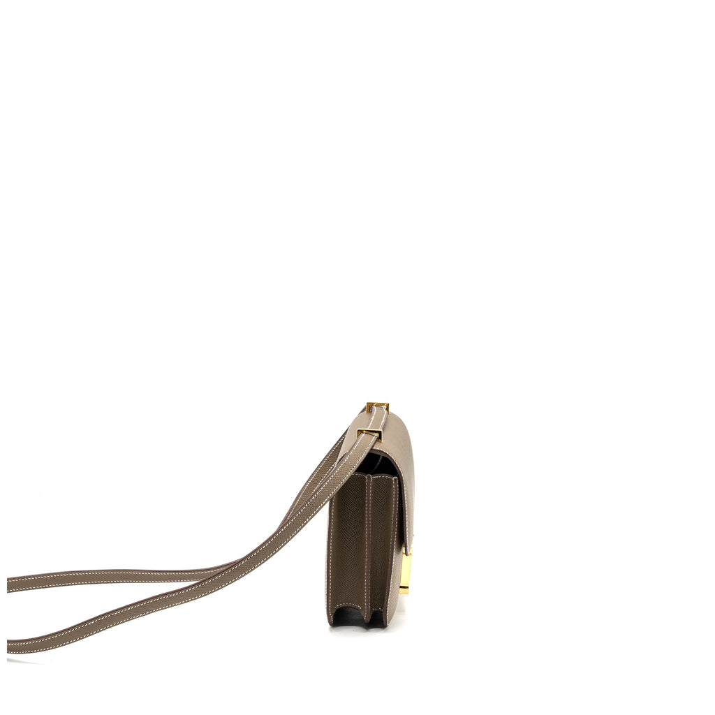 HERMES MINI CONSTANCE EPSOM ETOUPE GHW
