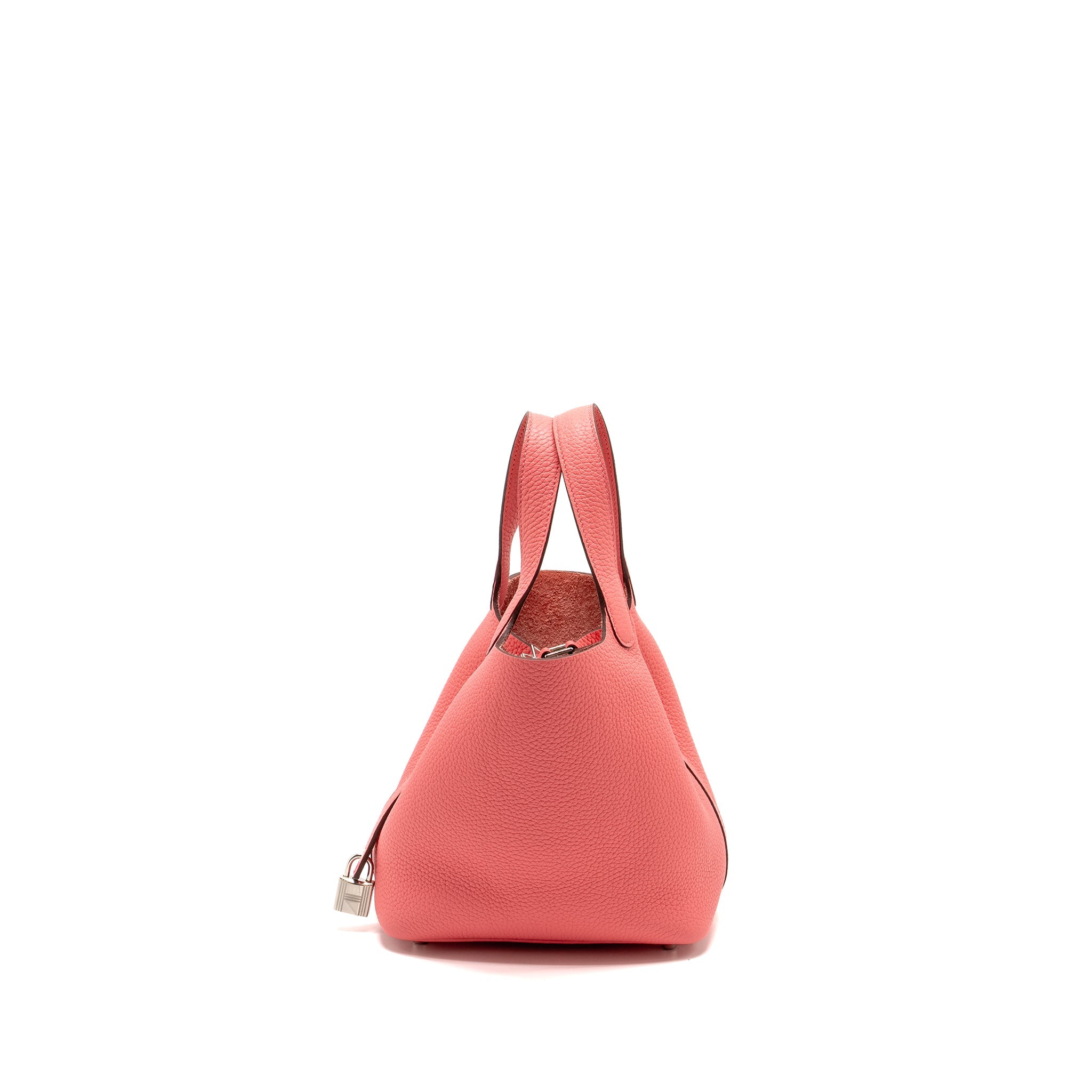 HERMES PICOTIN 18 LOCK BAG CLEMENCE 8W ROSE AZALEE SHW