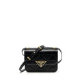 PRADA PATTINA IN PELLE CALFSKIN BLACK GHW
