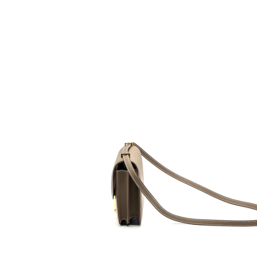 HERMES MINI CONSTANCE EPSOM ETOUPE GHW