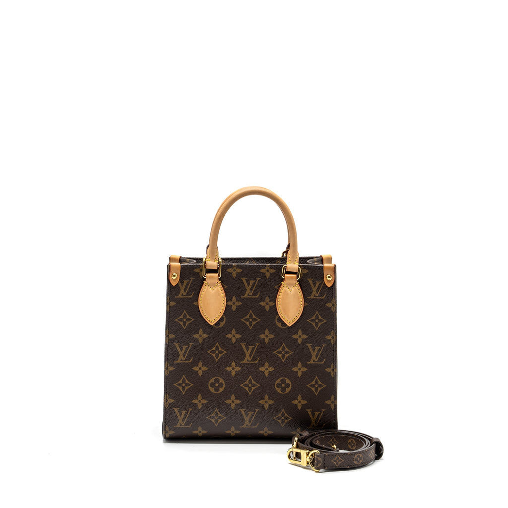 LOUIS VUITTON SAC PLAT BB MONOGRAM CANVAS GHW