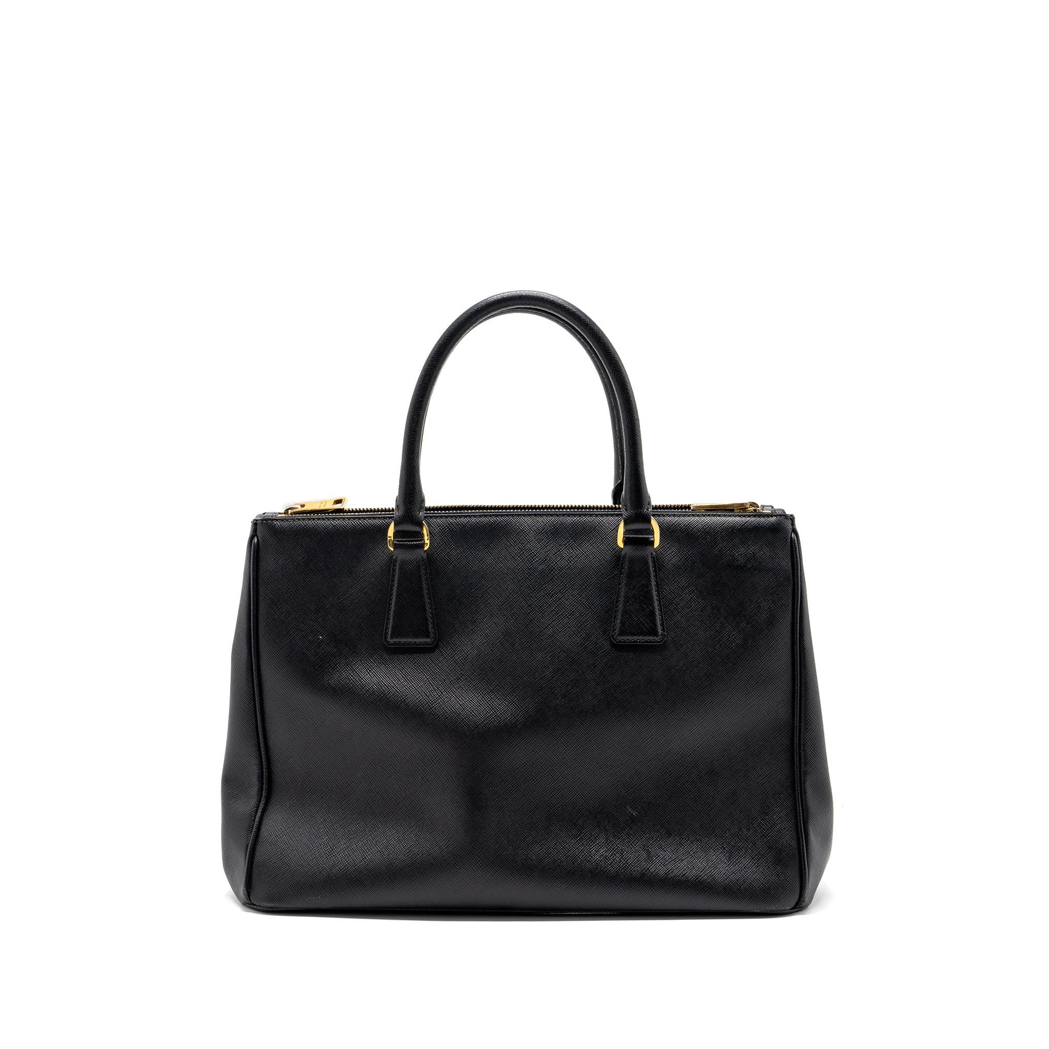 PRADA SAFFIANO TOTE BAG CALFSKIN BLACK GHW