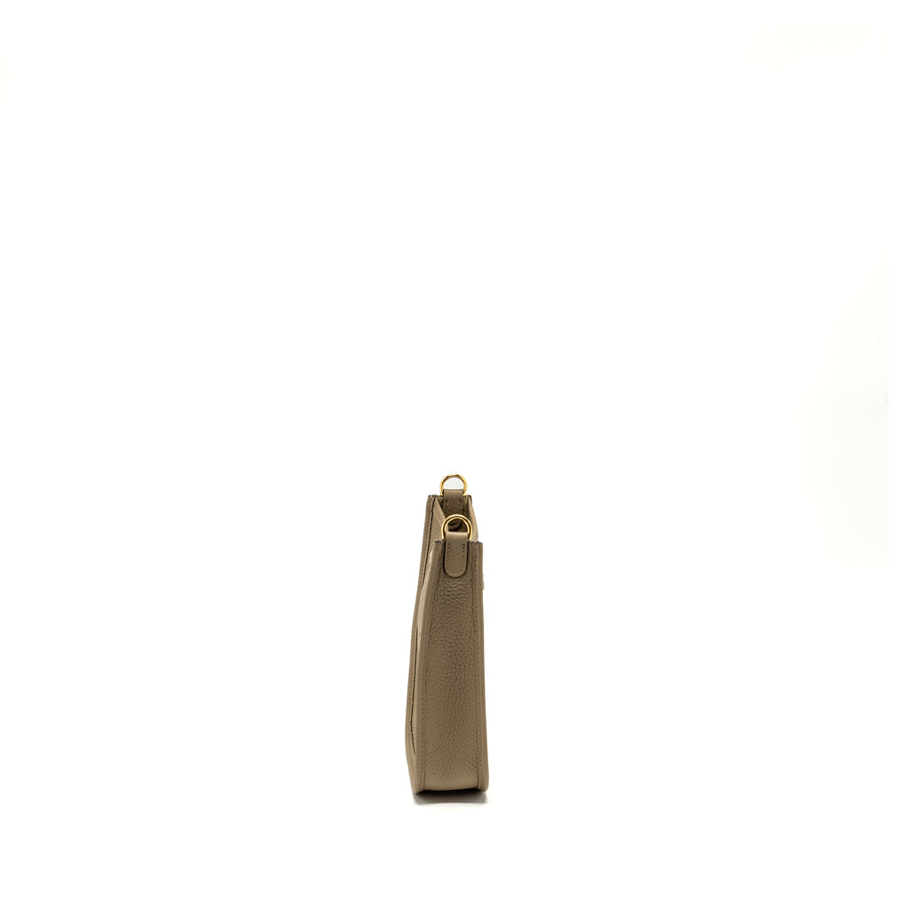 HERMES MINI EVELYNE CLEMENCE BEIGE MARFA GHW