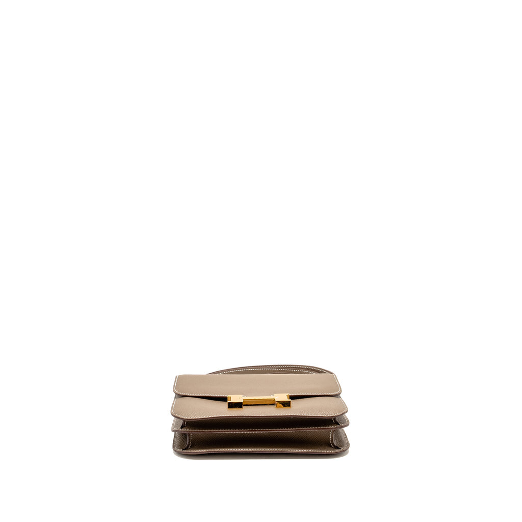 HERMES MINI CONSTANCE EPSOM ETOUPE GHW