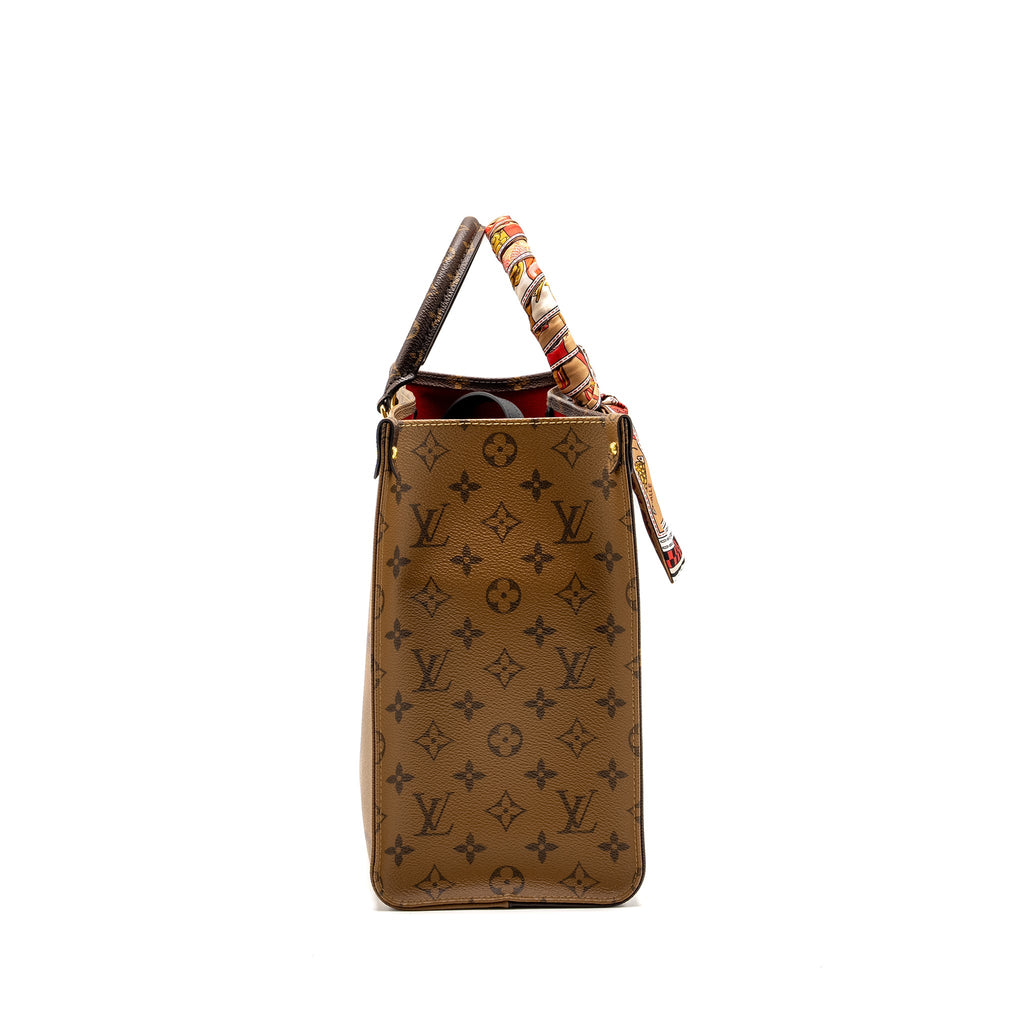 LOUIS VUITTON ONTHEGO MM MONOGRAM CANVAS GHW