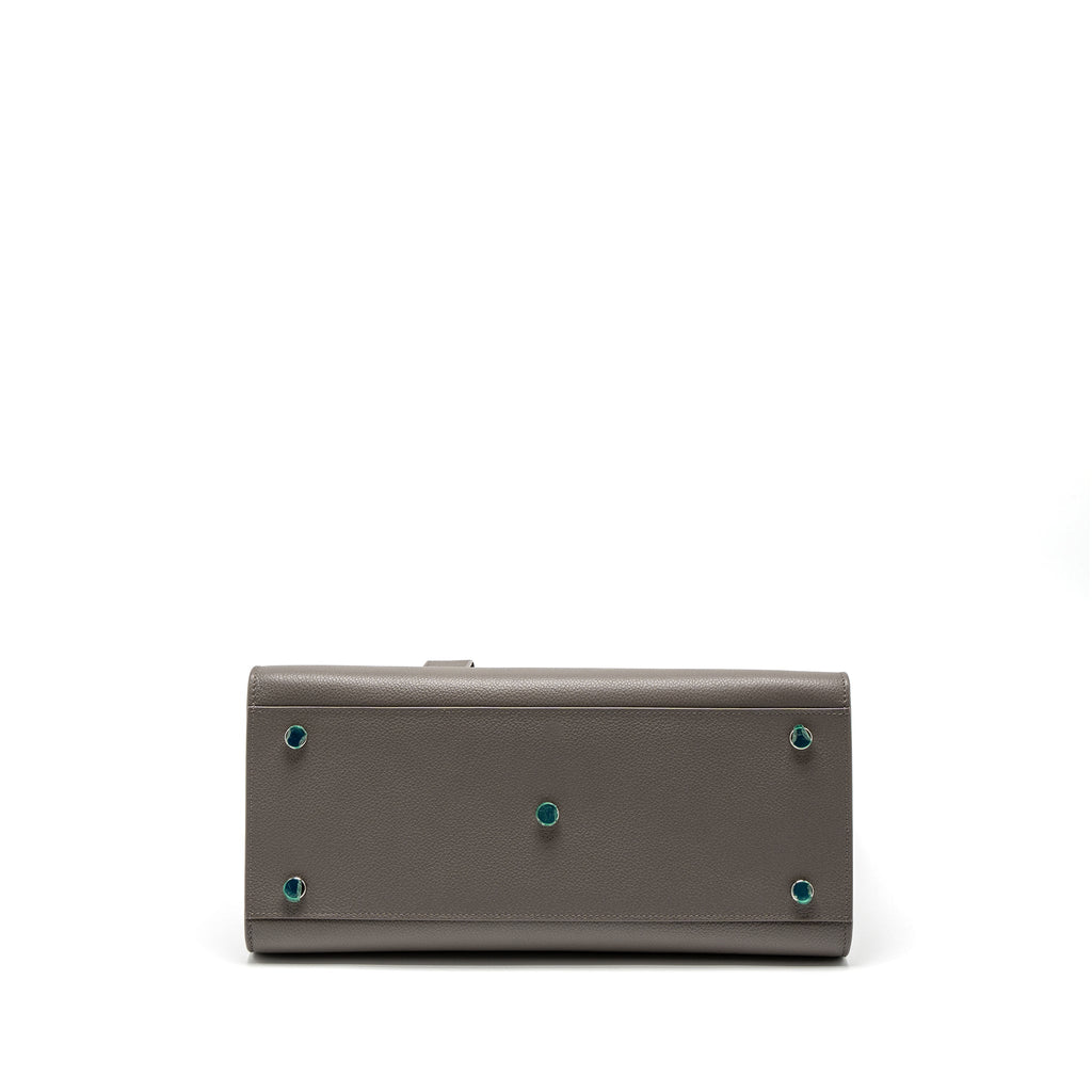 SAINT LAURENT/YSL SAC DE JOUR SMALL GRAINED CALFSKIN GREY SHW