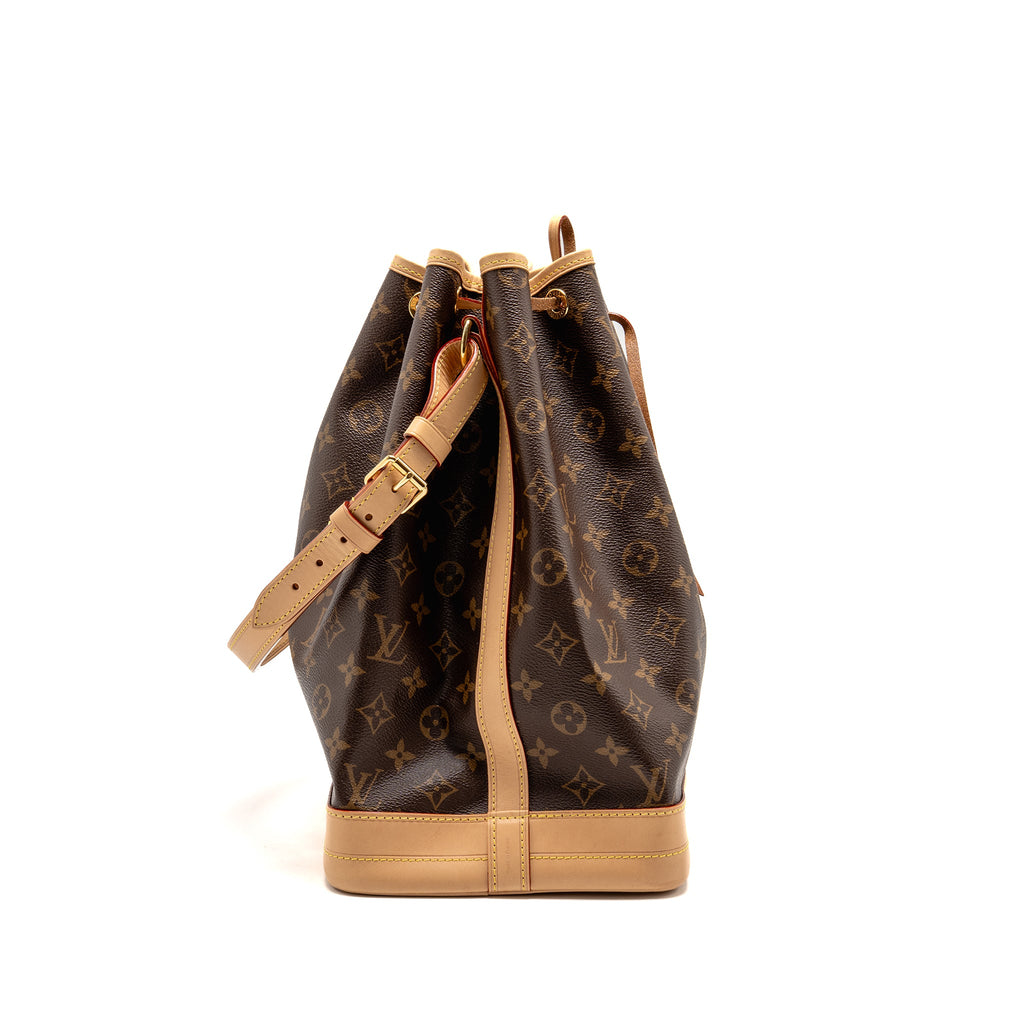 LOUIS VUITTON NOE BAG MONOGRAM CANVAS GHW