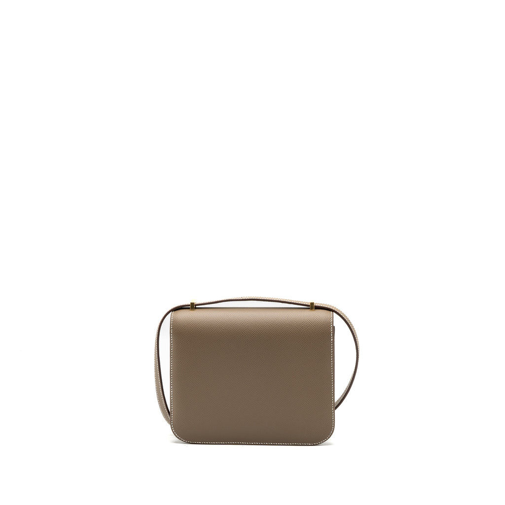 HERMES MINI CONSTANCE EPSOM ETOUPE GHW