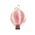 LOUIS VUITTON VIVIENNE HOT AIR BALLON BAG CHARM / KEY RING FUR MULTICOLOUR