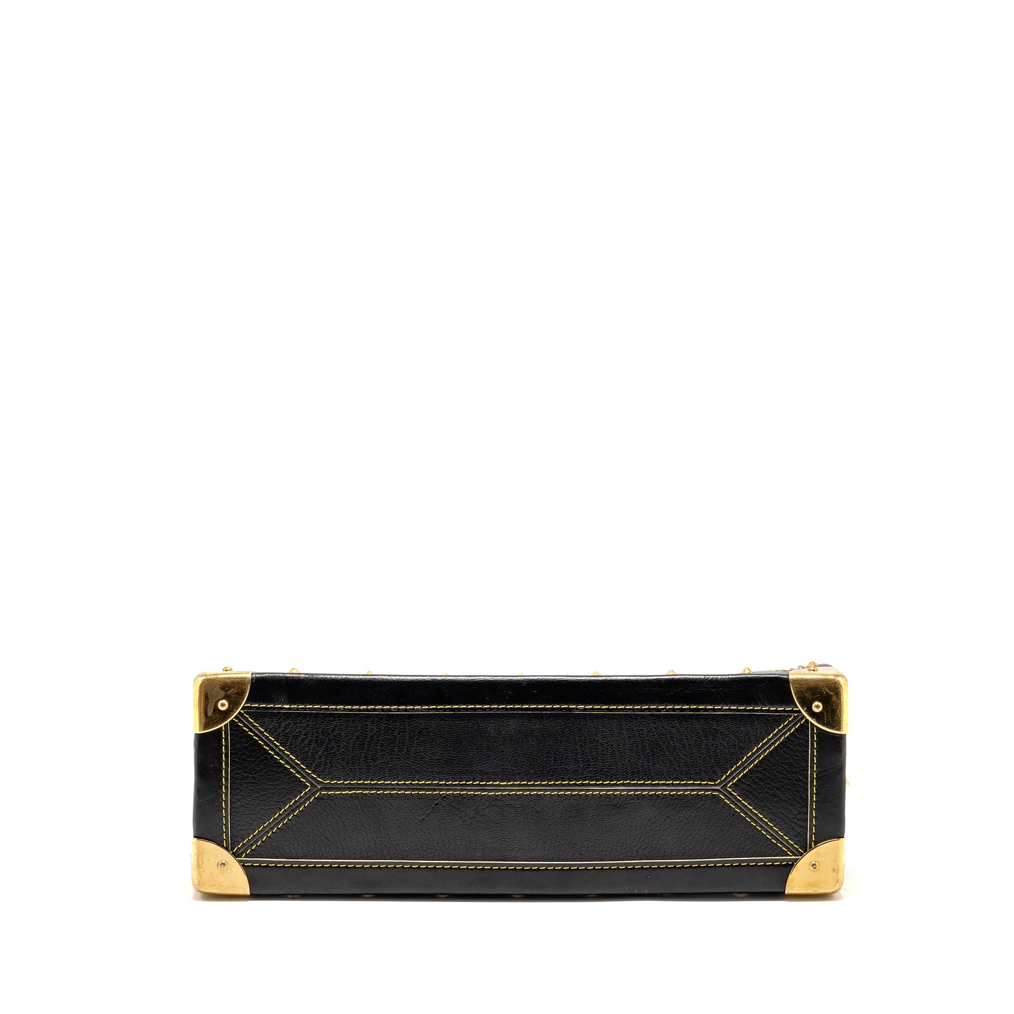 LOUIS VUITTON VINTAGE SHOULDER BAG BLACK GHW