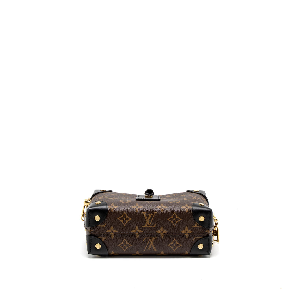LOUIS VUITTON PETITE MALLE SOUPLE MONOGRAM CANVAS BLACK GHW (NEW VERSION)