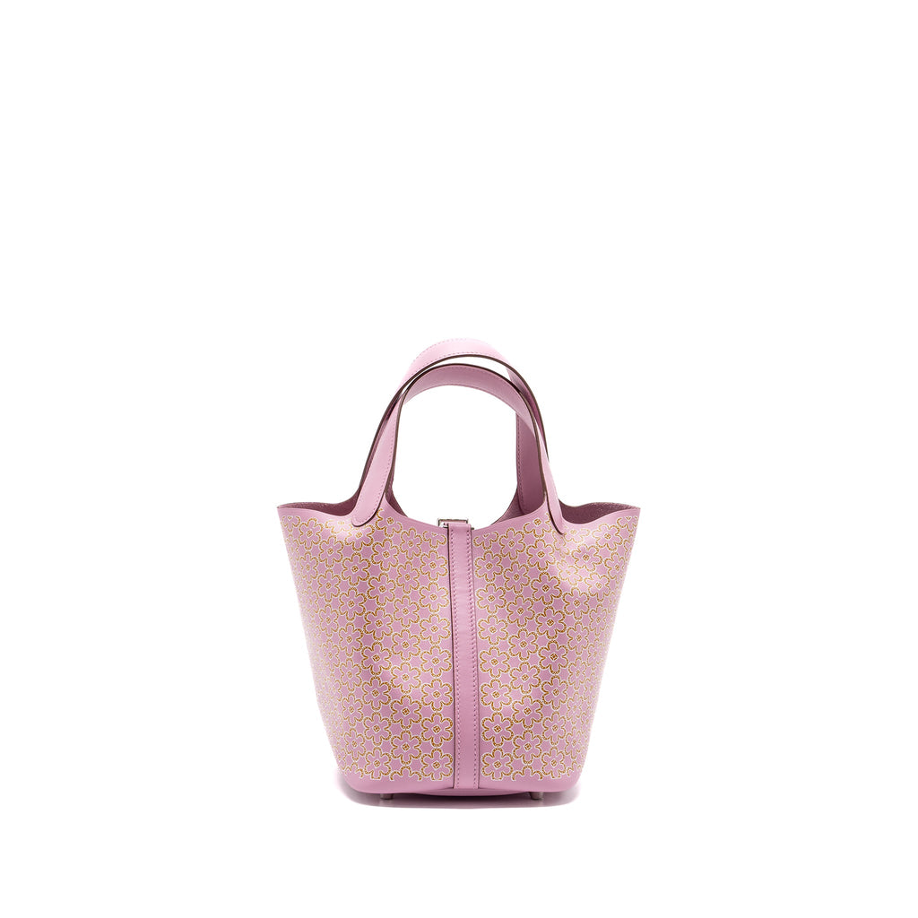 HERMES LUCKY DAISY PICOTIN 18 SWIFT MAUVE SYLVESTER SHW