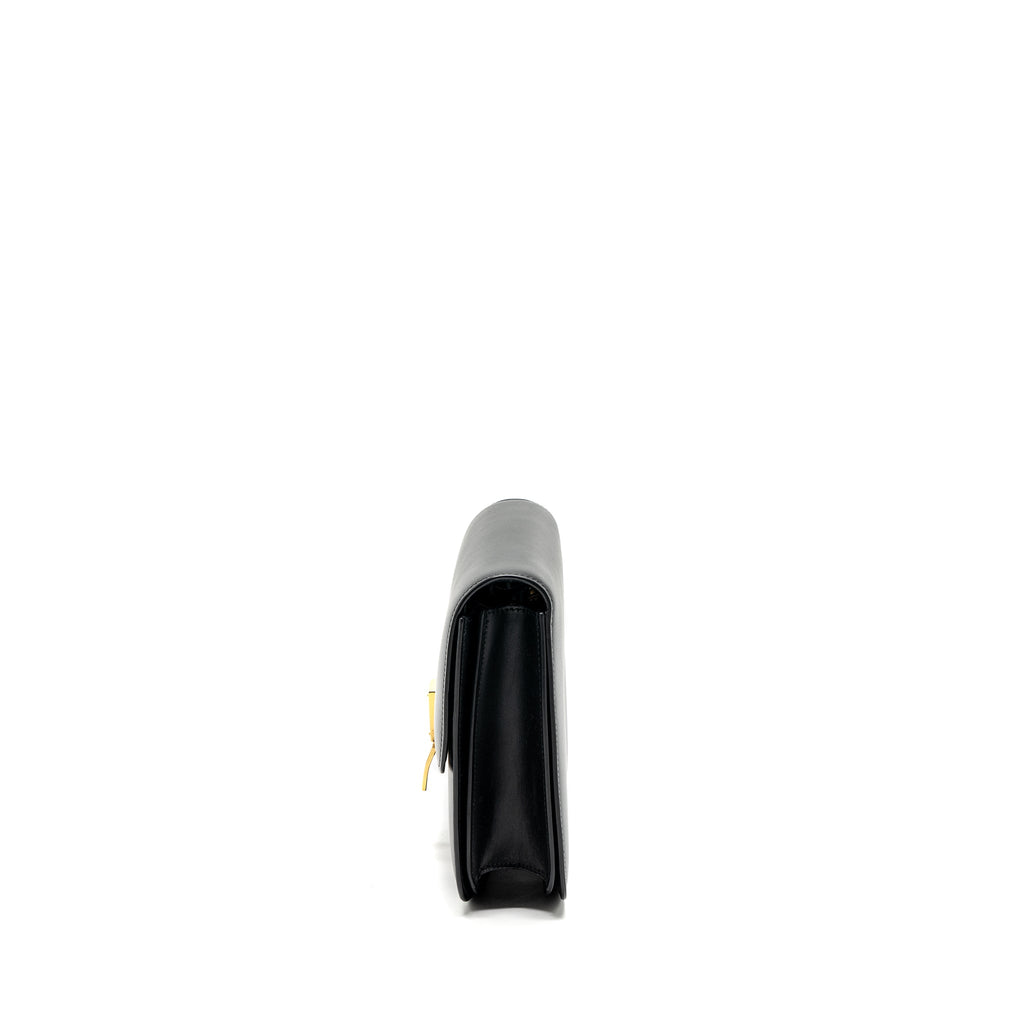 CELINE MEDIUM CLASSIC BOX BAG CALFSKIN BLACK GHW