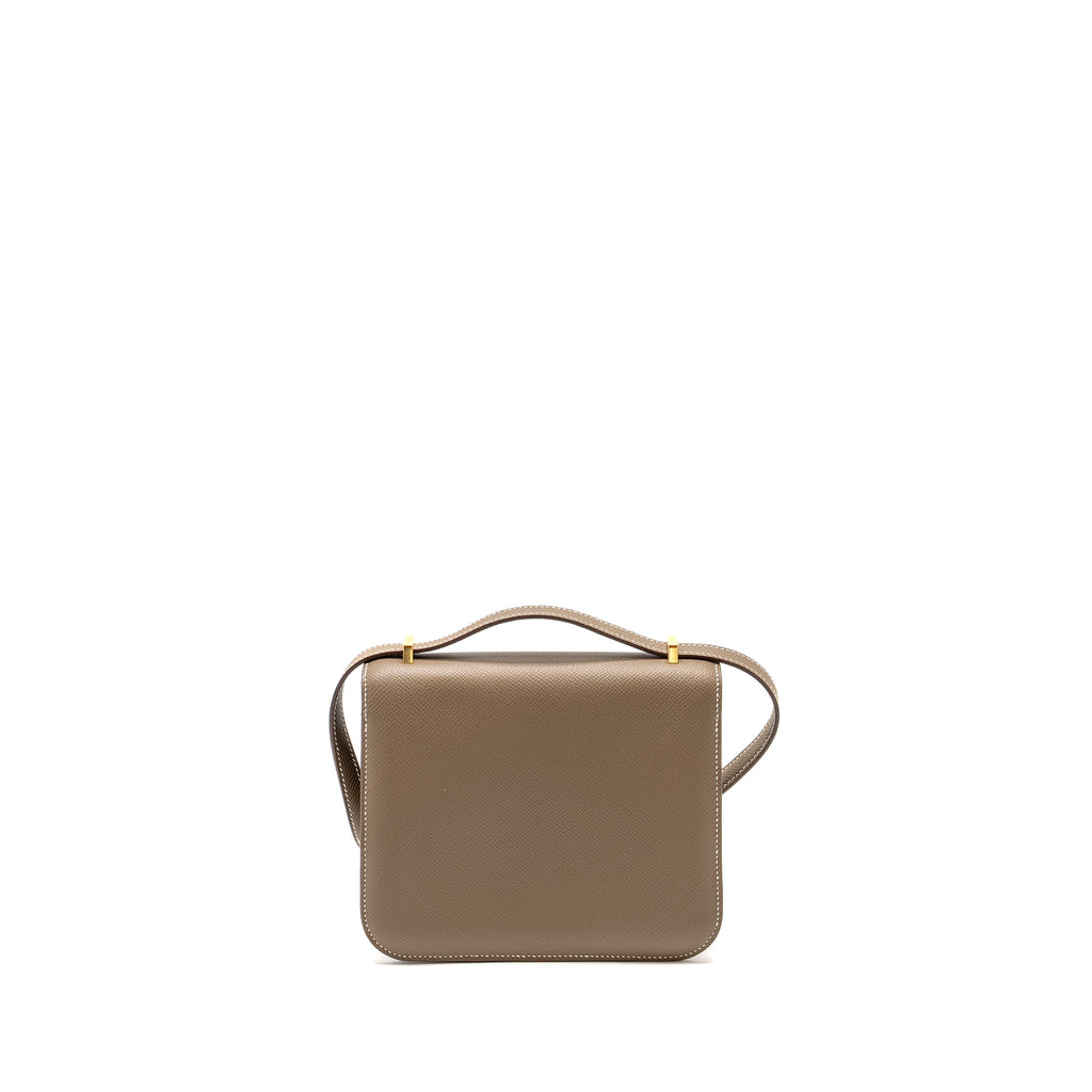 HERMES MINI CONSTANCE EPSOM ETOUPE GHW