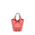 HERMES PICOTIN 18 LOCK BAG CLEMENCE 8W ROSE AZALEE SHW
