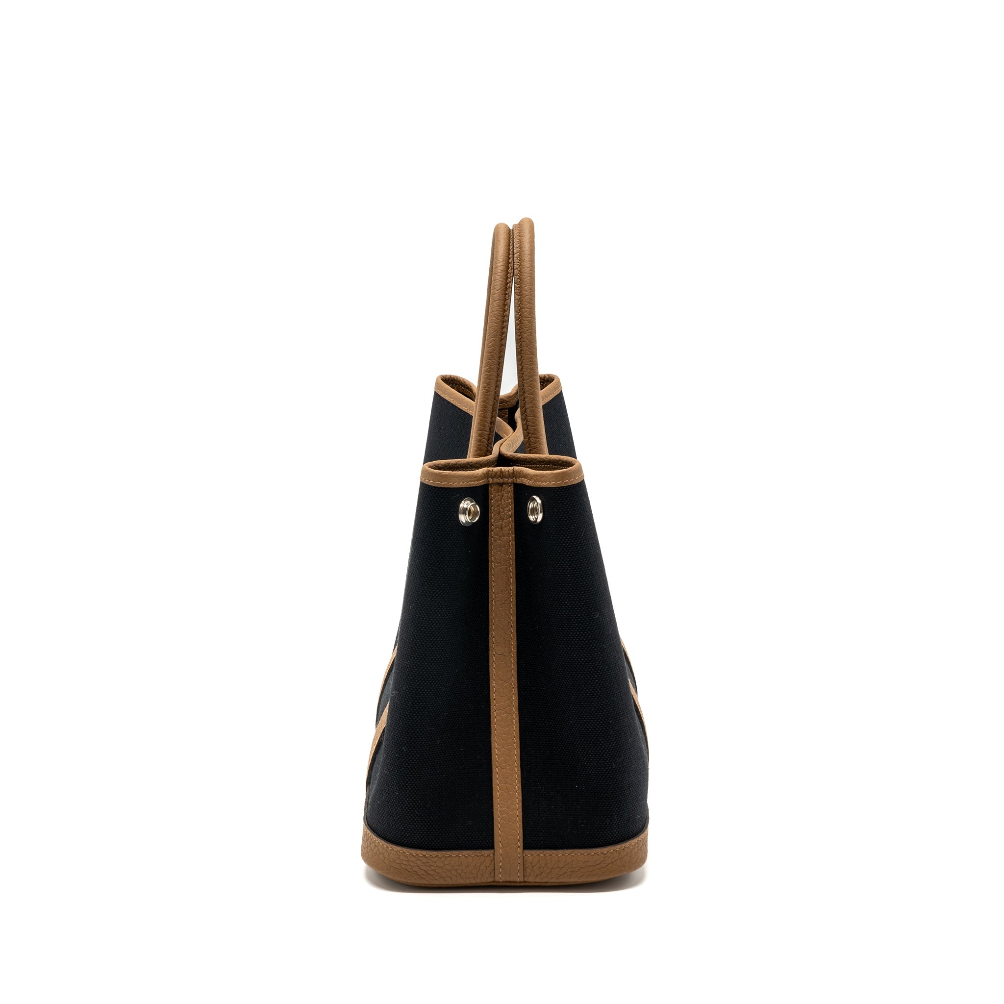 HERMES GARDEN PARTY 30 CANVAS/NEGONDA ALEZAN/BLACK SHW