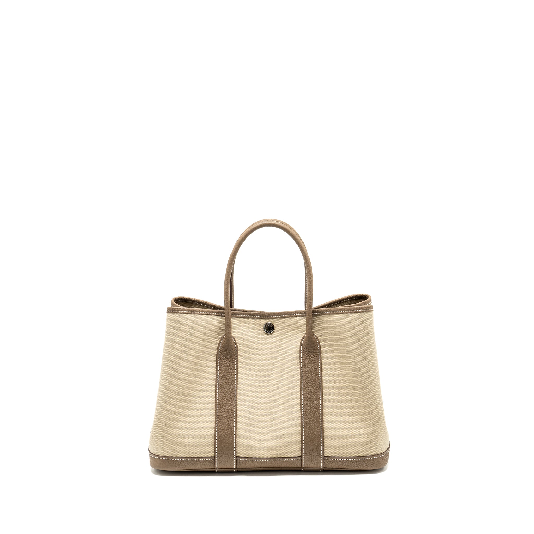 HERMES GARDEN PARTY 30 CANVAS/NEGONDA BETON/ETOUPE SHW