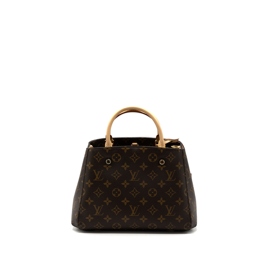 LOUIS VUITTON MONTAIGNE BB MONOGRAM CANVAS GHW