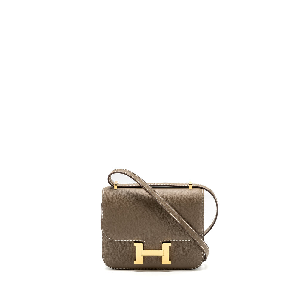 HERMES MINI CONSTANCE EPSOM ETOUPE GHW