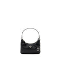 PRADA RE-EDITION 2005 RE-NYLON AND SAFFIANO MINI BAG BLACK SHW