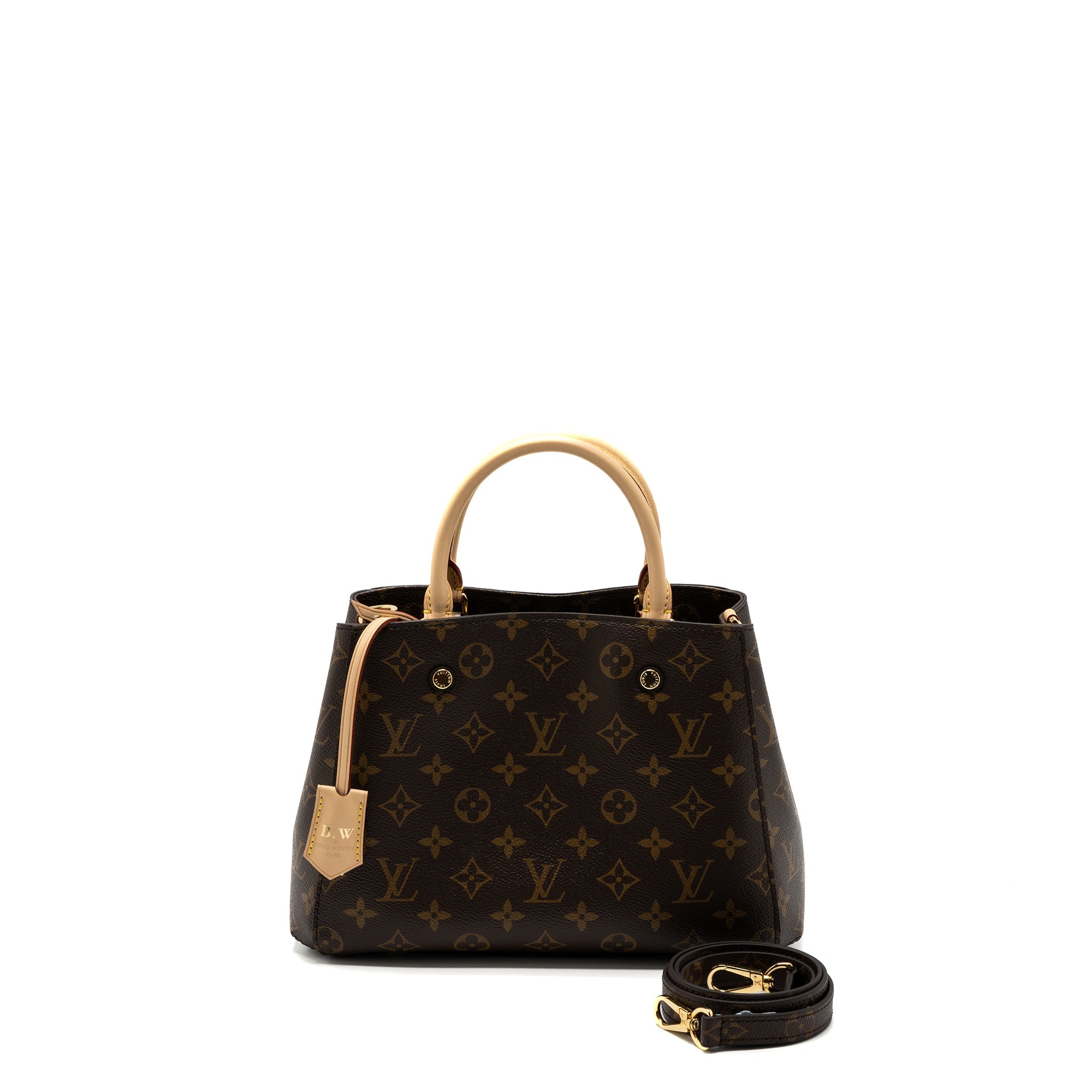 LOUIS VUITTON MONTAIGNE BB MONOGRAM CANVAS GHW