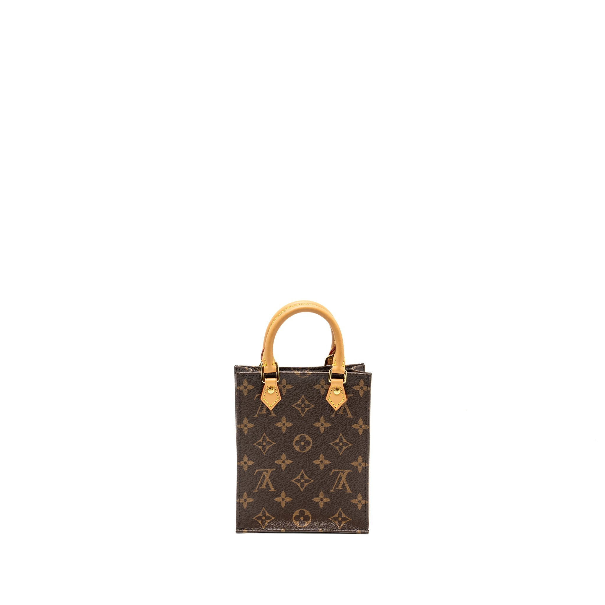 LOUIS VUITTON PATIT SAC PLAT MONOGRAM CANVAS GHW