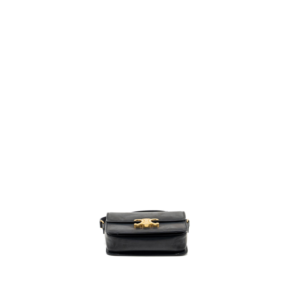 CELINE TEEN TRIOMPHE BAG CALFSKIN BLACK GHW