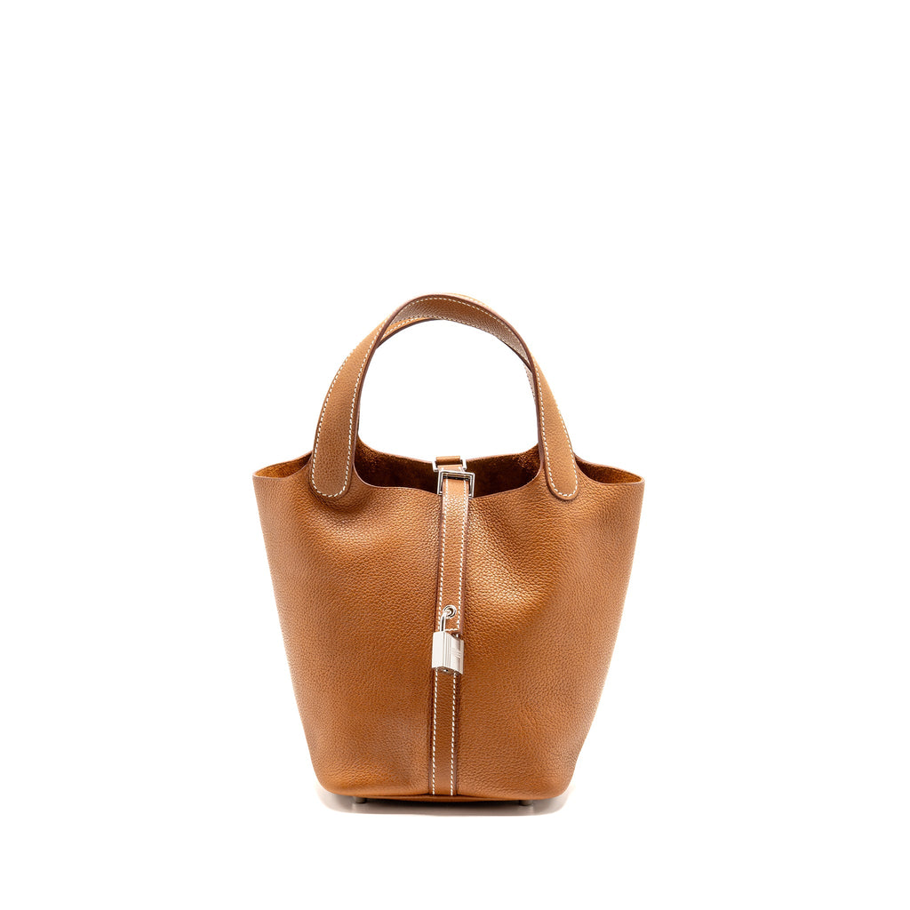 HERMES PICOTIN 18 BARENIA FAUBOURG GOLD SHW