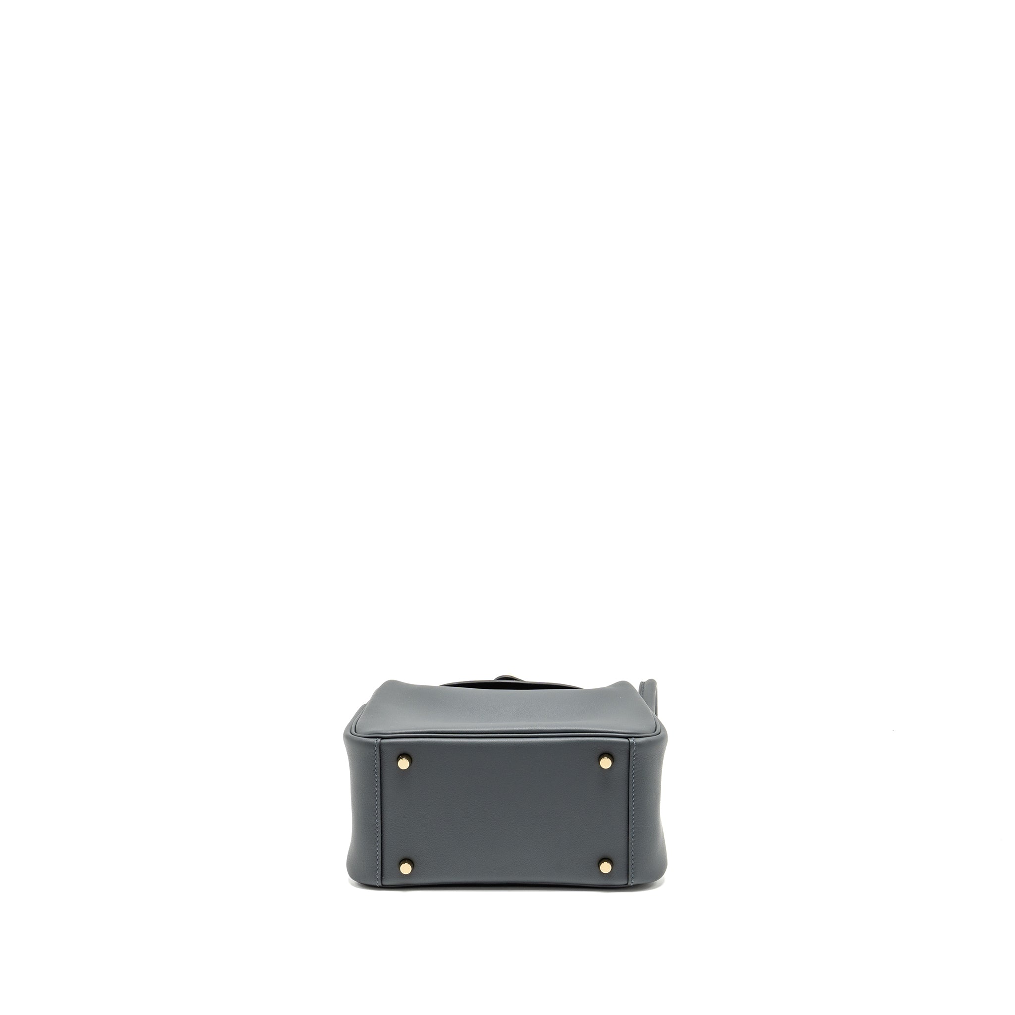 HERMES MINI LINDY II SWIFT GRIS MISTY / BLACK LGHW