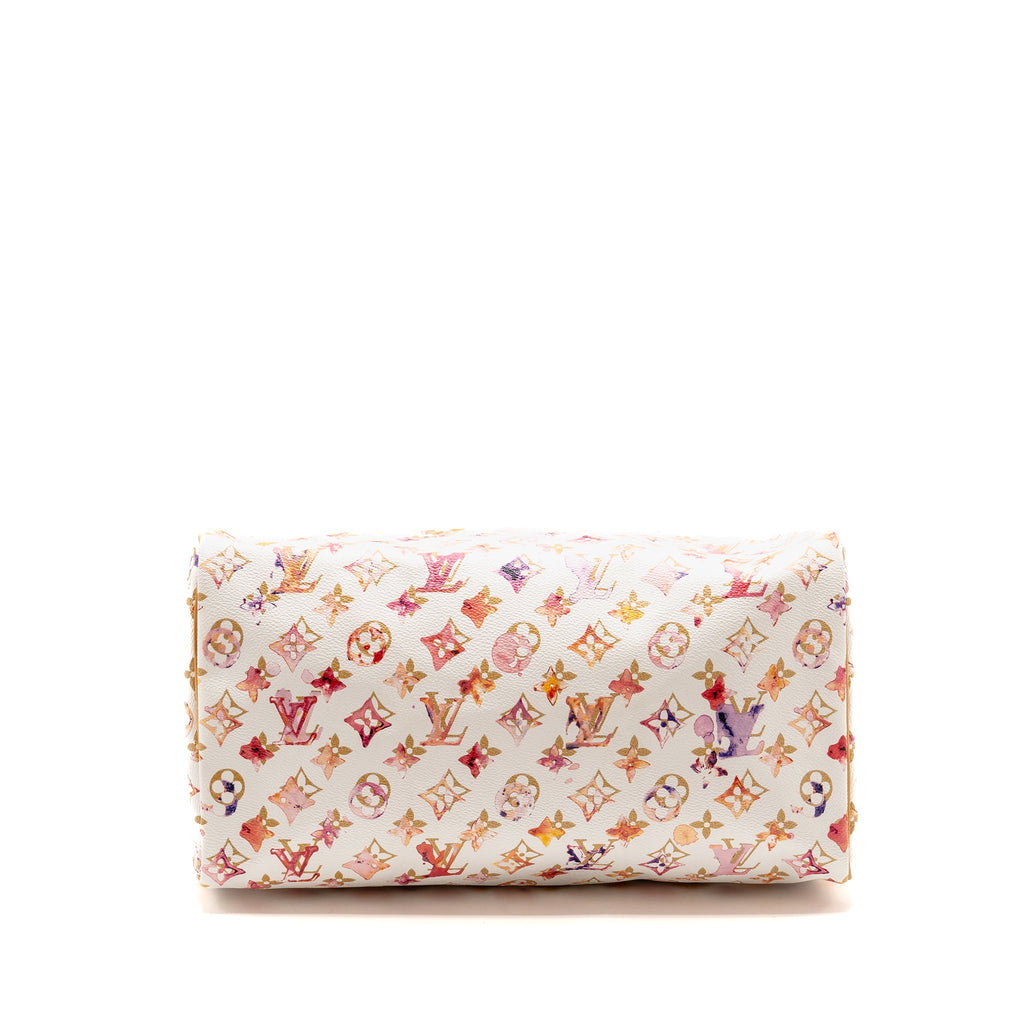LOUIS VUITTON SPEEDY 35 BOSTON BAG WATERCOLOR MONOGRAM CANVAS MULTICOLOUR GHW