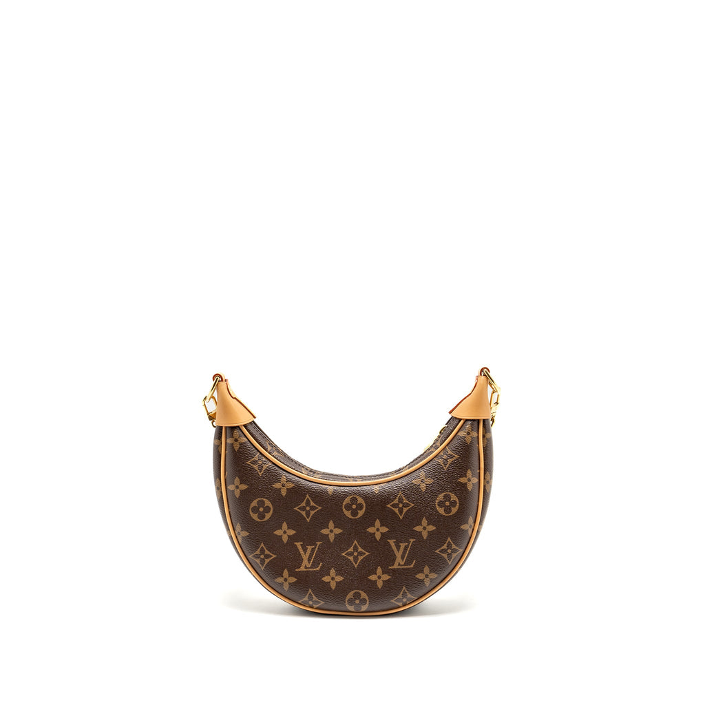 LOUIS VUITTON HALF-MOON LOOP BAGUETTE MONOGRAM CANVAS GHW
