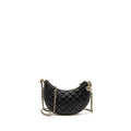 CHANEL SMALL MOON HOBO BAG LAMBSKIN BLACK LGHW (MICROCHIP)