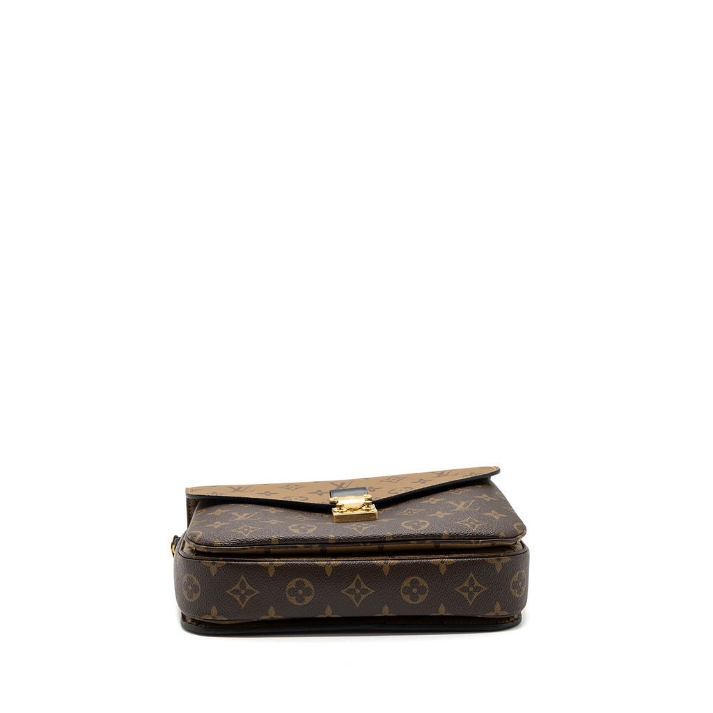 LOUIS VUITTON POCHETTE MÉTIS MONOGRAM REVERSE CANVAS GHW
