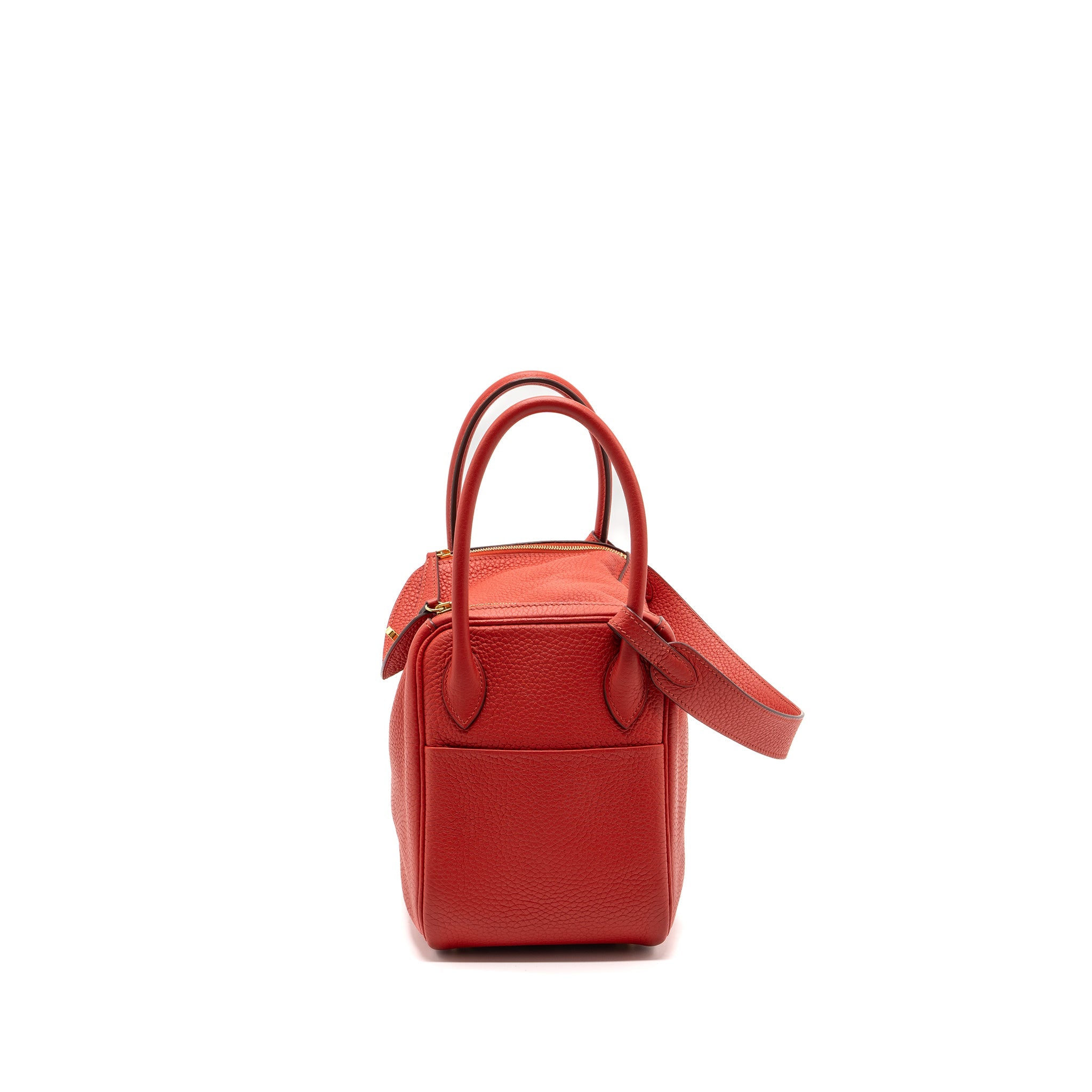 HERMES LINDY 26 CLEMENCE ROUGE TOMATE GHW