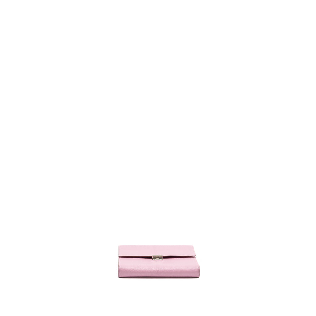HERMES CLIC 16 WALLET MYSORE LEATHER X9 MAUVE SYLVESTRE SHW