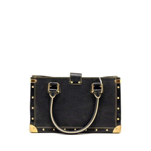 LOUIS VUITTON VINTAGE SHOULDER BAG BLACK GHW