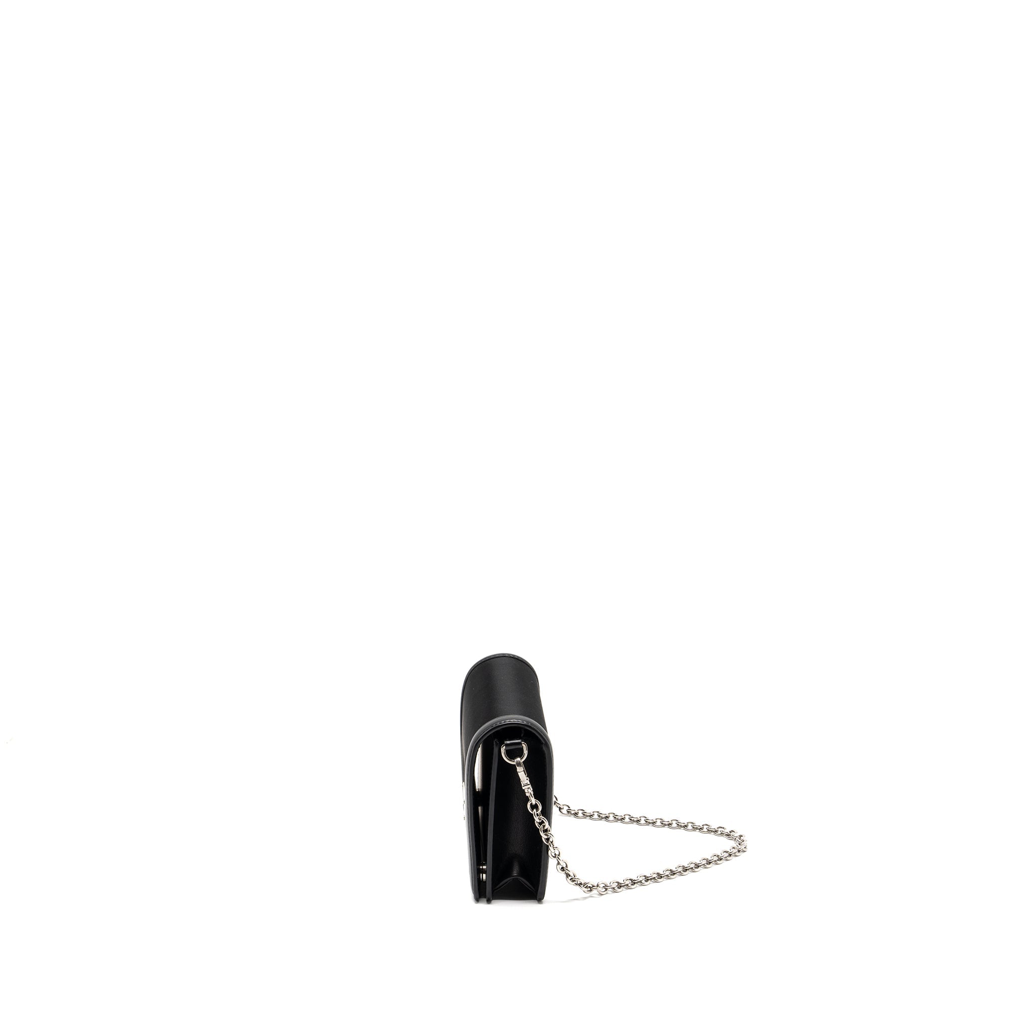PRADA MINIBORSE BAG NYLON/LEATHER BLACK SHW