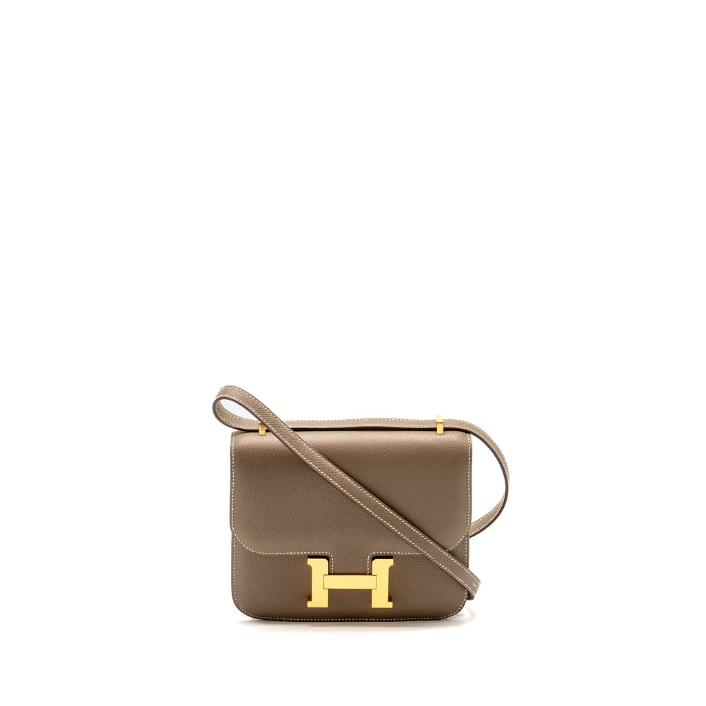 HERMES MINI CONSTANCE EPSOM ETOUPE GHW