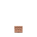 CHANEL 2.55 REISSUE FLAP WALLET GRAINED CALFSKIN METALLIC DARK PINK WITH PINK HARDWARE