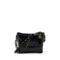 CHANEL NEW MEDIUM GABRIELLE HOBO BAG CALFSKIN BLACK MULTICOLOUR HARDWARE (MICROCHIP)