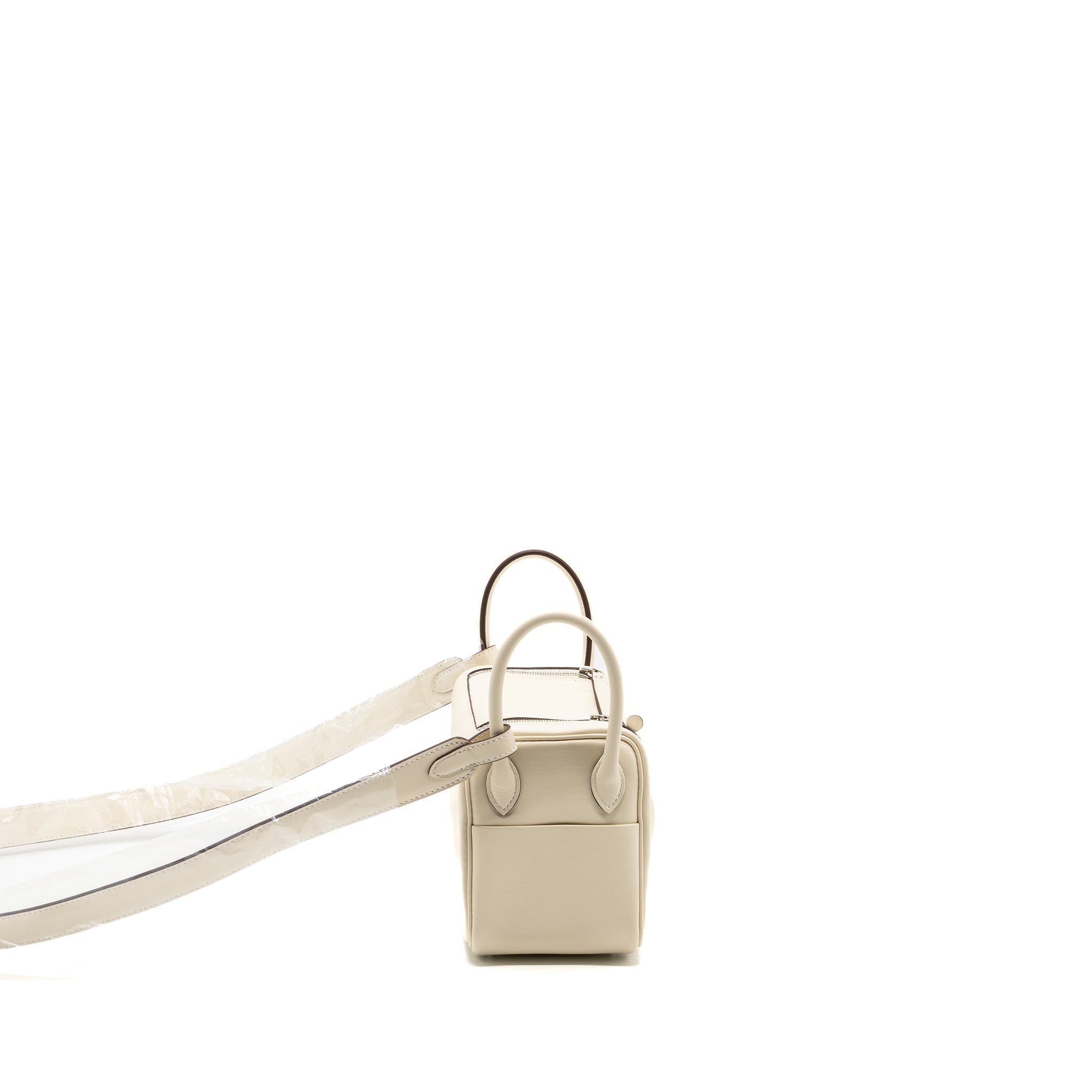 HERMES MINI LINDY SWIFT NATA / LIME SHW