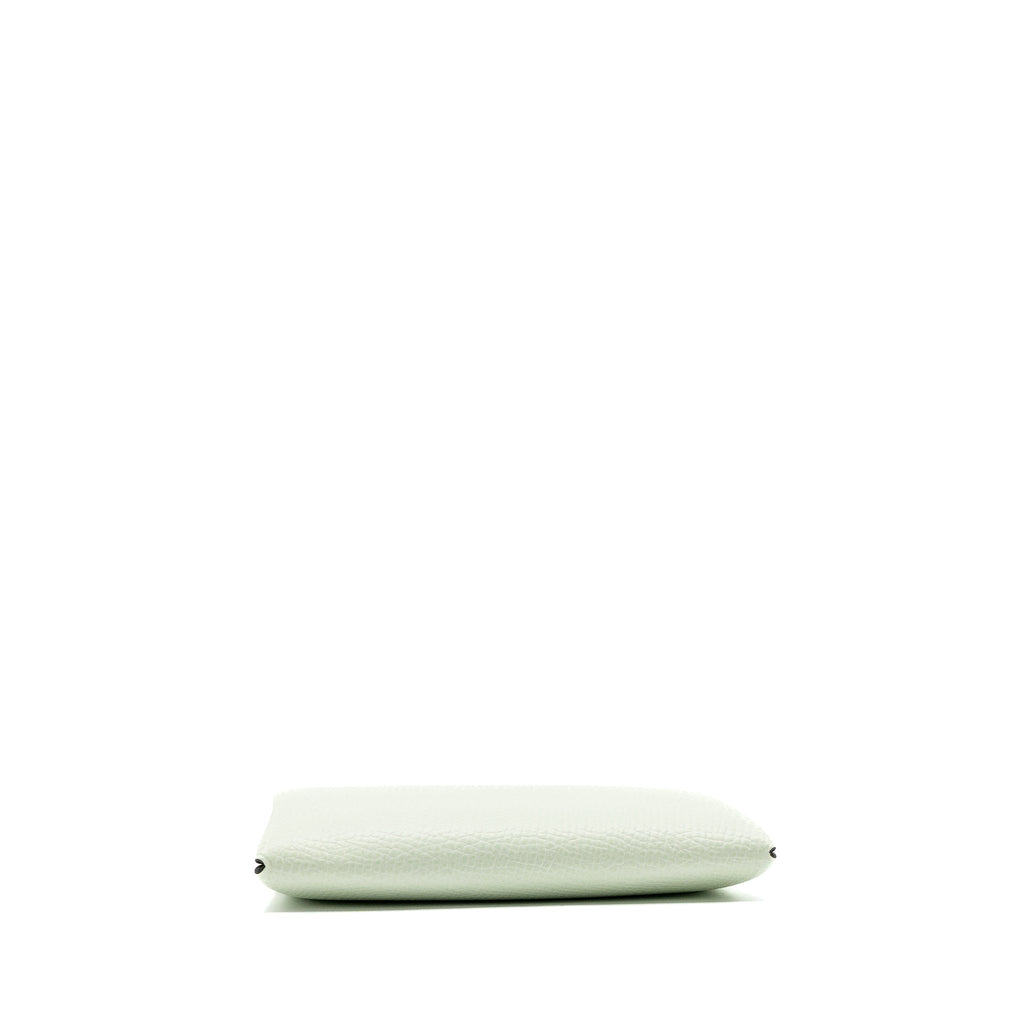HERMES CALVI CARD HOLDER EPSOM VERT FIZZ SHW