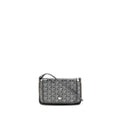 GOYARD PLUMET POCKET WALLET GOYARDINE CANVAS/CALFSKIN GREY SHW