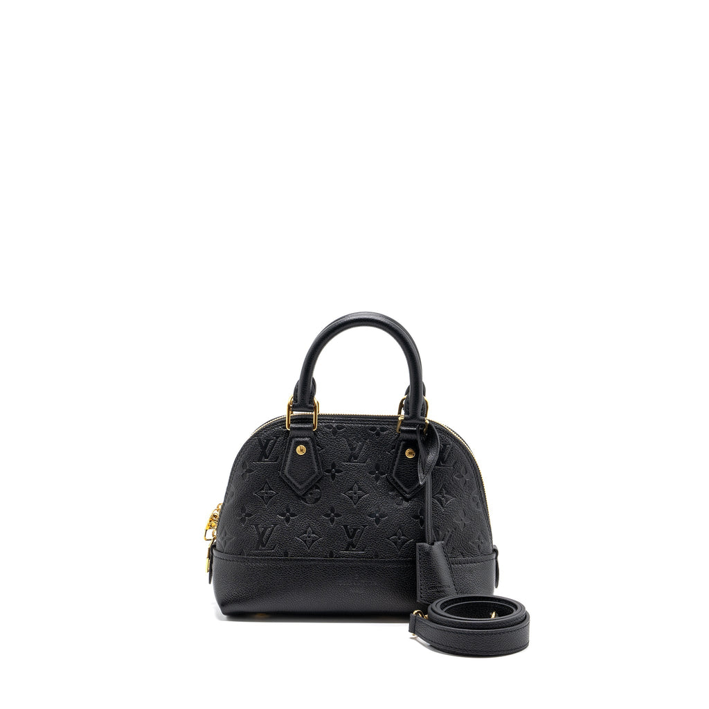 LOUIS VUITTON NEO ALMA BB MONOGRAM EMPREINTE BLACK GHW (NEW VERSION)